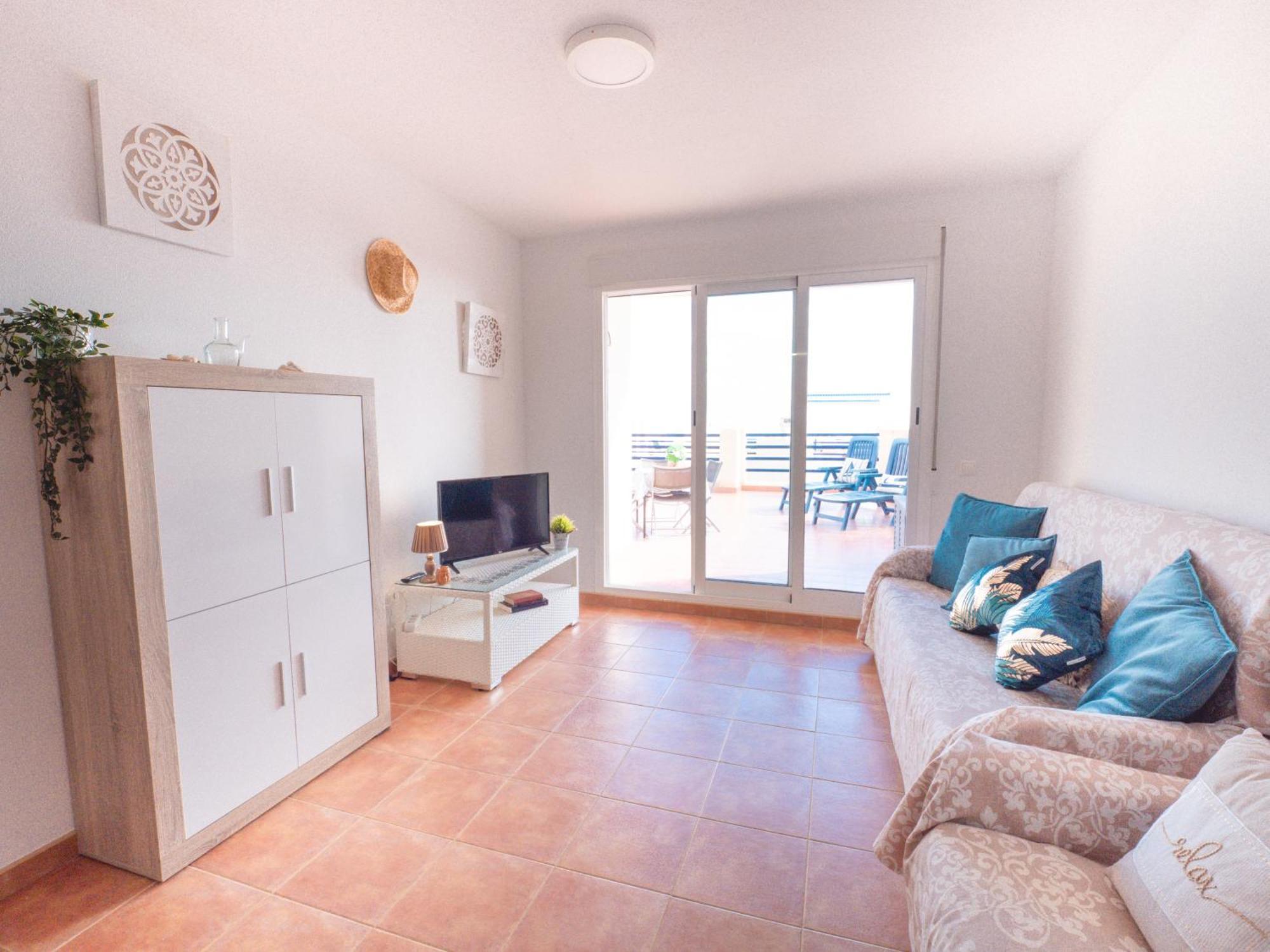 Apartamento En Marina Beach Con Vistas Al Mar Эль-Посо-дель-Эспарто Экстерьер фото