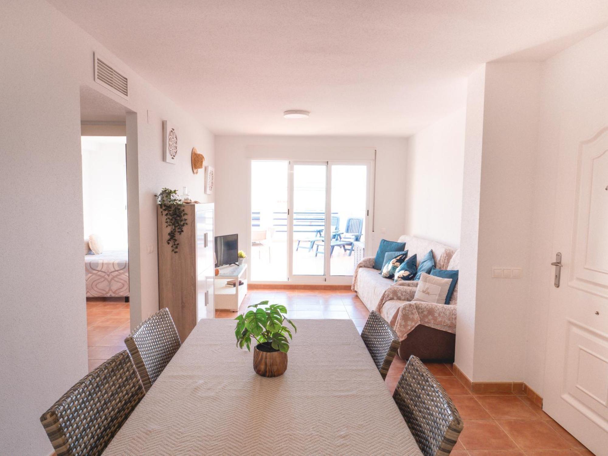 Apartamento En Marina Beach Con Vistas Al Mar Эль-Посо-дель-Эспарто Экстерьер фото