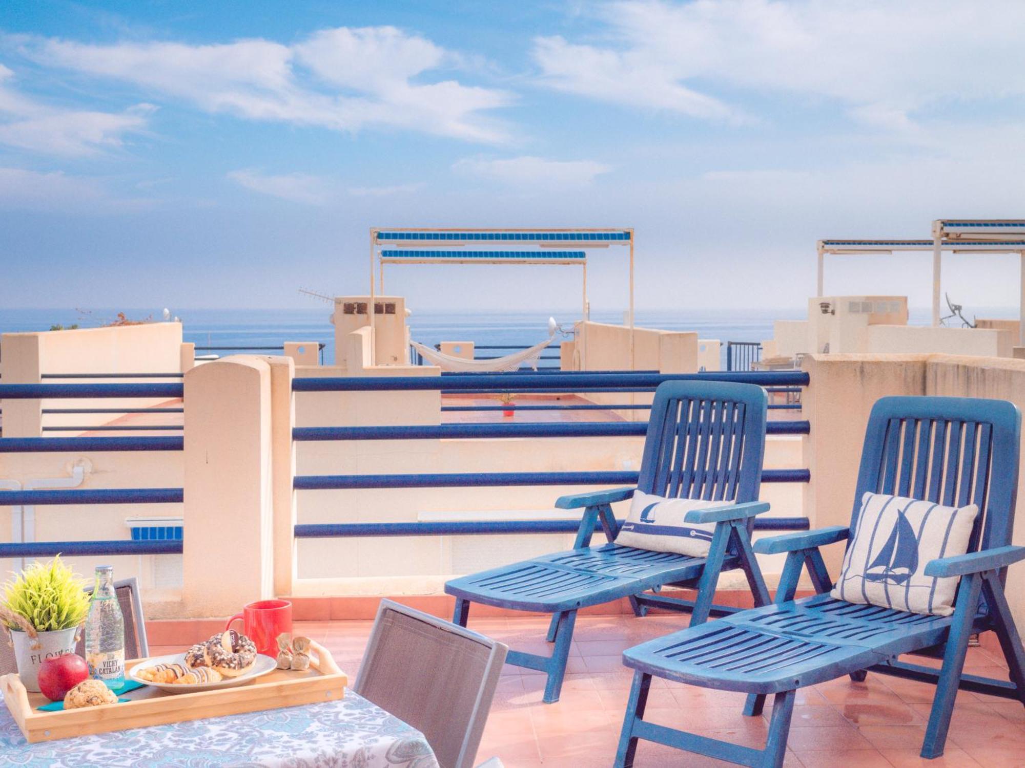 Apartamento En Marina Beach Con Vistas Al Mar Эль-Посо-дель-Эспарто Экстерьер фото